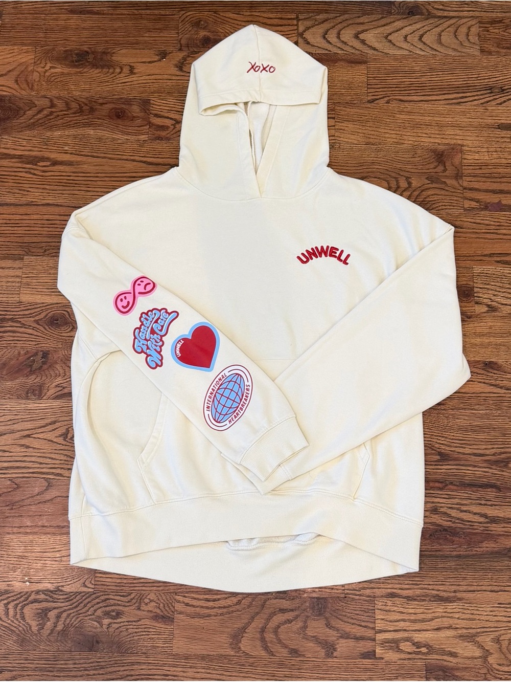 Unwell Cream Hoodie Sweatshirt